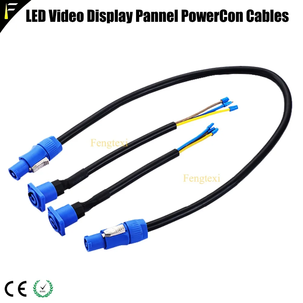 20pcs LED Video Display Panel PowerCon Power Connect Cable Male and Female for Fitting Die-cast Aluminum Panel