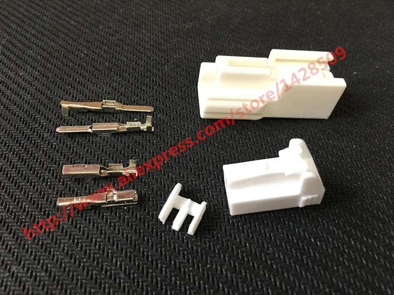 1 Set 2 Pin PA66 Female Male Auto Wire Harness Connector Auto Light ABS Sensor Connector