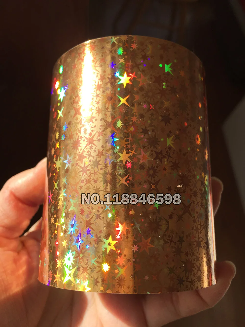 Gold Five Stars Hot Foil Stamping Paper Heat Transfer Anodized Gilded Free Ship