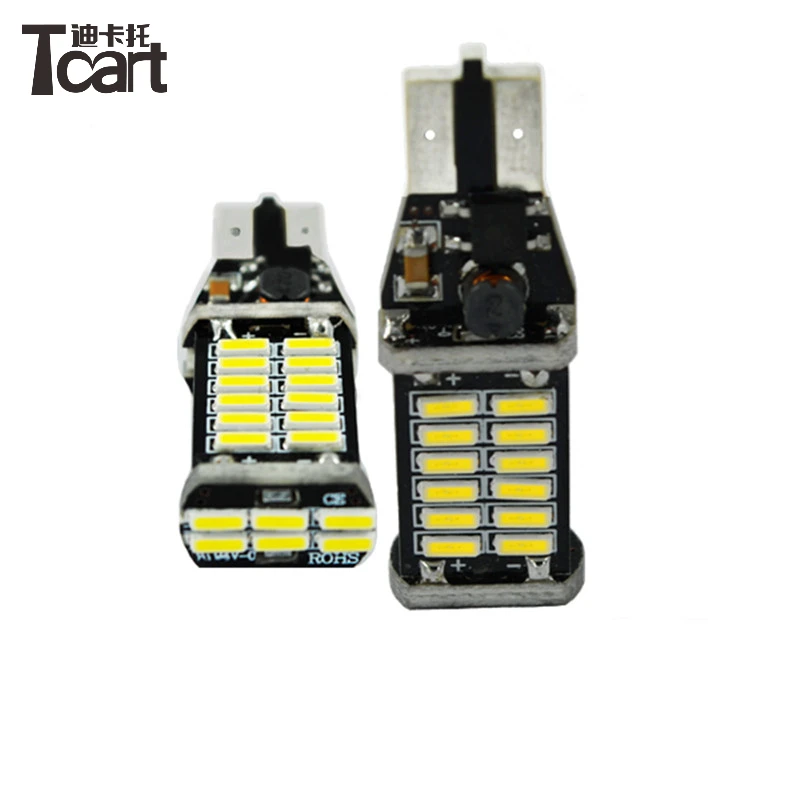 Tcart For Lexus LS460 2007-2013 Reverse Lights New Led Light Error Free 4014chip 30smd W16w Parking Light T15 Canbus Auto Light