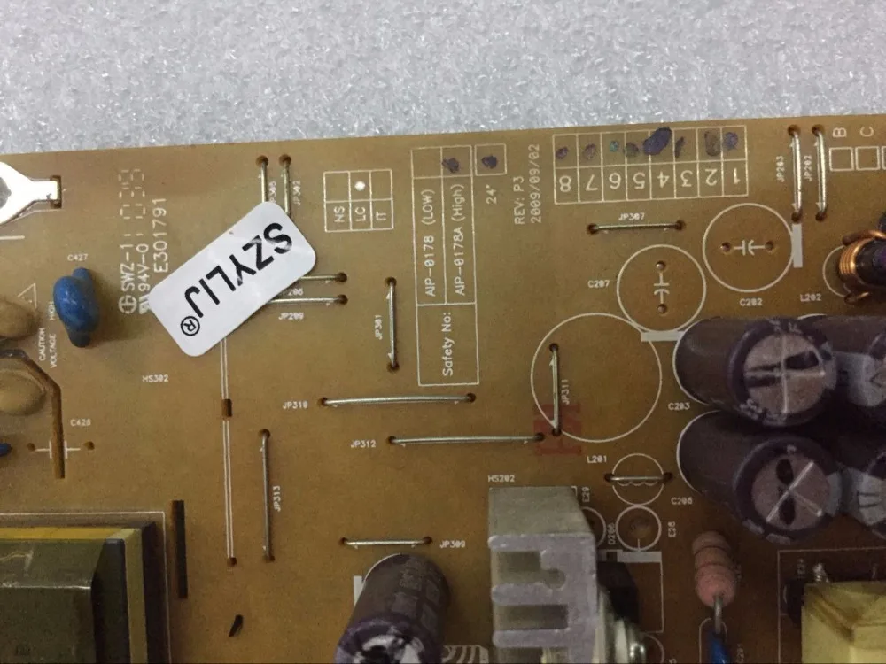 Scheda di alimentazione per SZYLIJ 1 pz O envio85 % gratuito de placa de pressao placa W2442PA W2252V W2252TQ AIP-0178A EADP-42AF