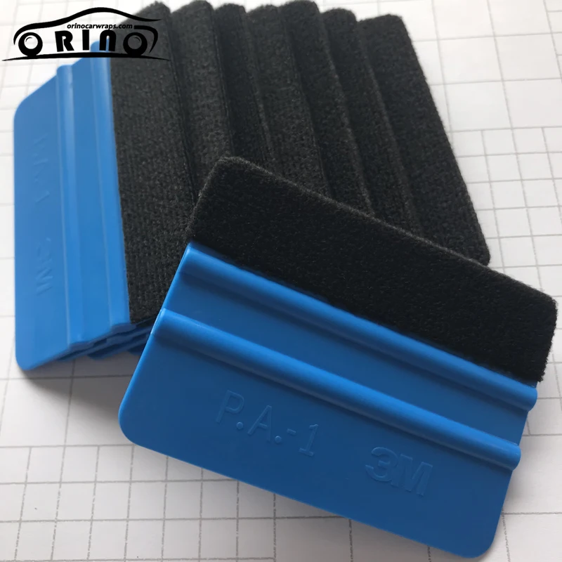 

1000 PCS Pro Felt Edge Squeegee Vinyl Car Van Bike Wrap Wrapping spatula Tool Scraper Car Wrap Applicator Tool