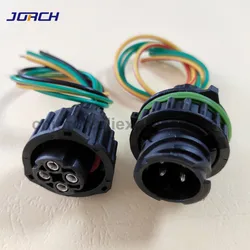 라운드 HOWO A7 주행 거리계 속도 센서, 자동 와이어 하네스, 1-967402-1, 1-967325-1, 4 핀, 2.5MM, 타이코, 1 세트
