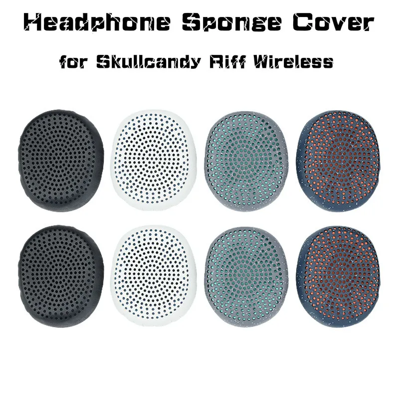 

High-quality Headset Foam Cusion Replacement for Skullcandy Riff Wireless Skull Bluetooth Headset Sponge Cover Earmuffs