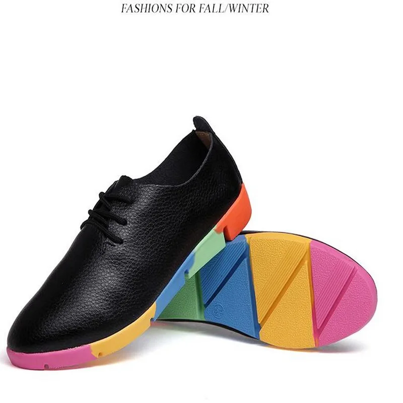 2021 Spring Autumn Split Leather Shoe Women Flat Small White Shoes Pointed Toe Casual Nurse Shoes Flat Student Shoes