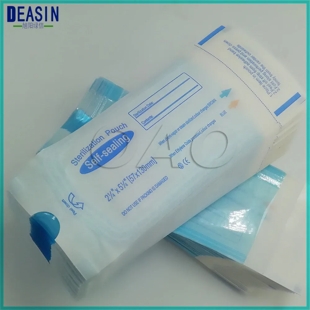 

DENTAL SELF SEAL STERILIZATION POUCHES Disposable Autoclave Medical Tool Storage Bag