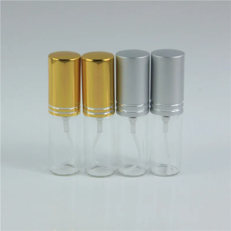 50pcs/lot 5ml Perfume Bottle Atomizer Mini Portable Travel Refillable Glass Bottle For Spray Scent