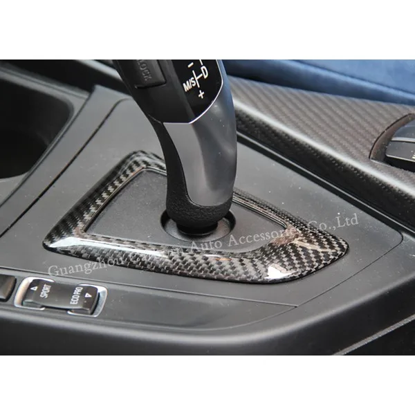 12-18 For BMW 1 2 3 4 Series F20 F21 F22 F23 F30 F35 F34 F32 F33 F36 Real Carbon Gear Base Cover Surround Caps LHD/RHD