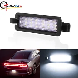 LED License Plate Tag Light Lamp for Dodge Charger Challenger 2015 2016 2017 2018 2019 2020 2021 2022 for 2017-up Jeep Compass