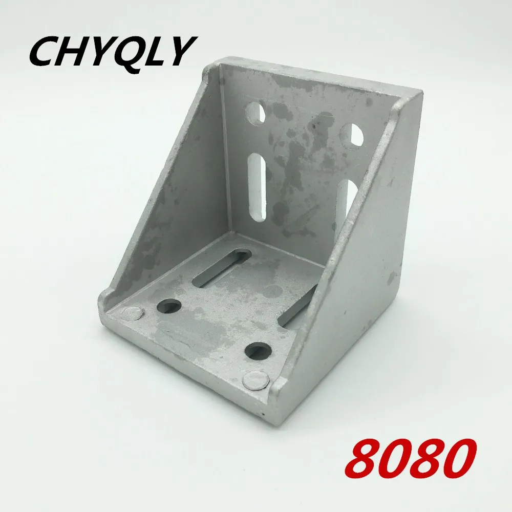 8080 Corner Fitting Angle Aluminum L Connector Bracket Fastener Match Use 8080 Industrial Aluminum Profile