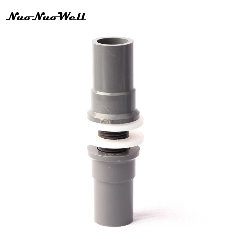 Plastic PVC Hose Pipe Connector for Aquarium, Fish Tank Joint, Water Pipe Parts, 1PC, 2 in, 20mm