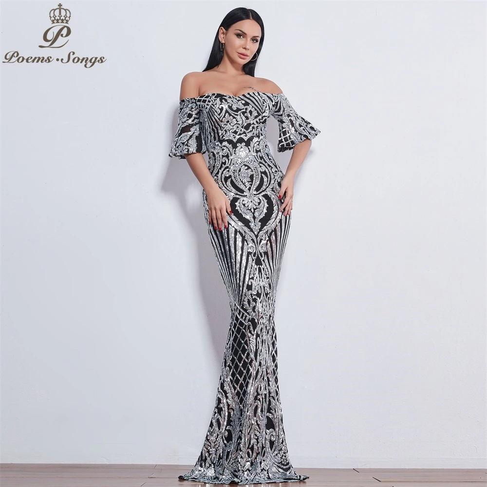 

Poems Songs New Style elegant luxury Evening dresses long vestido de festa longo prom dress robe de soiree evening gowns