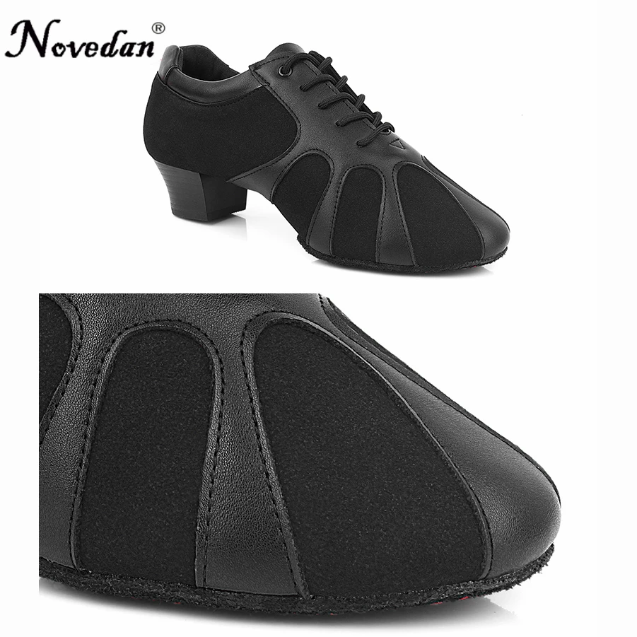 Genuine Leather Professional Mens Latin Dance Shoes Oxford Ballroom Tango Salsa Dance Shoes For Men Plus Size 38-45