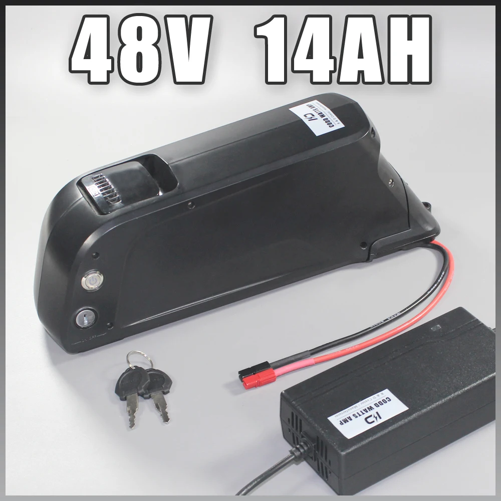 

48V 500W 750W 1000W Sanyo Ga 18650 Electric Bike Battery 48v 14ah Dolphin Type 48v 8fun battery 48v ebike battery