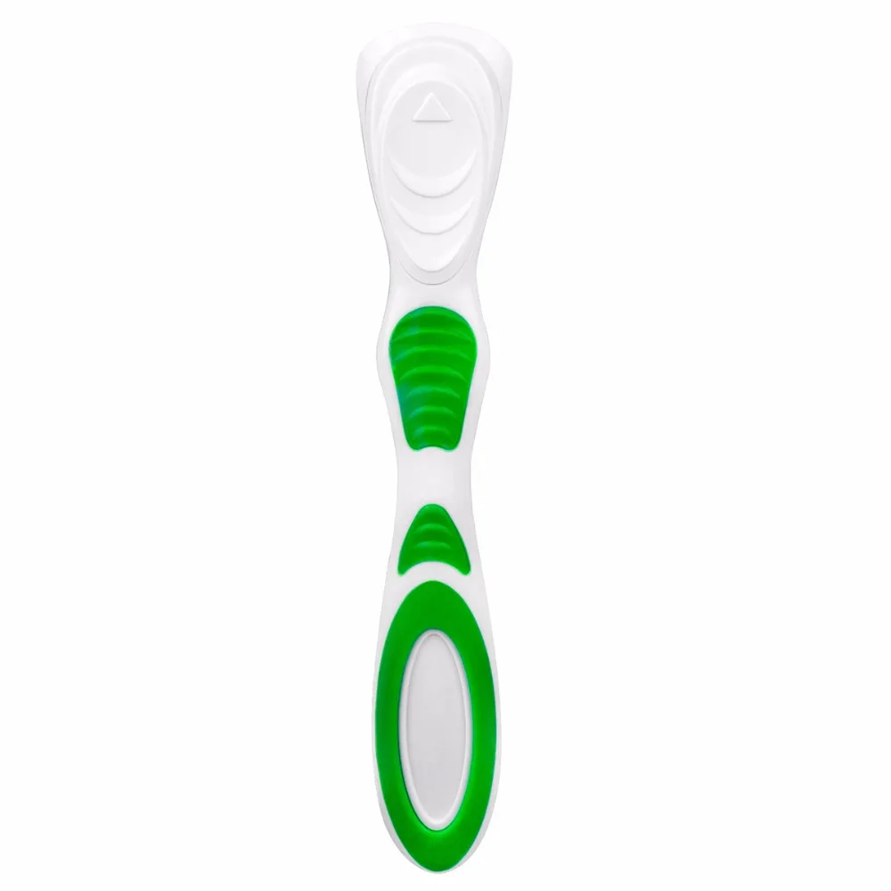 Qshave-afeitadora de Bikini para mujer, maquinilla de afeitar para mujer, verde Venuse, regalo de cumpleaños, San Valentín, 1 MANGO y 2 cuchillas X3