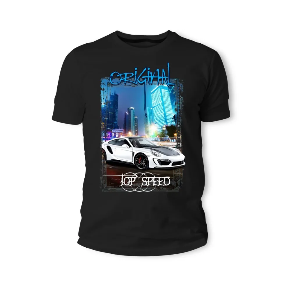 T-Shirt Germany Classic Legend Car  Turbo Schwarz Weiss Auto Men Tshirt Homme 2019 For Tall And Big Men Offensive T Shirts