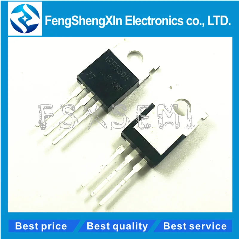 100pcs/lot IRF5305PBF IRF5305 IRF5305N TO-220 HEXFET Power MOSFET