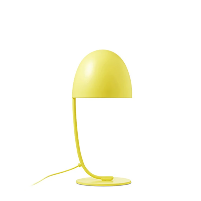 Modern fashion eye care desk lamp iron lamp shade living room bedroom study desk bedside table lamps yellow white ligting ZA8245