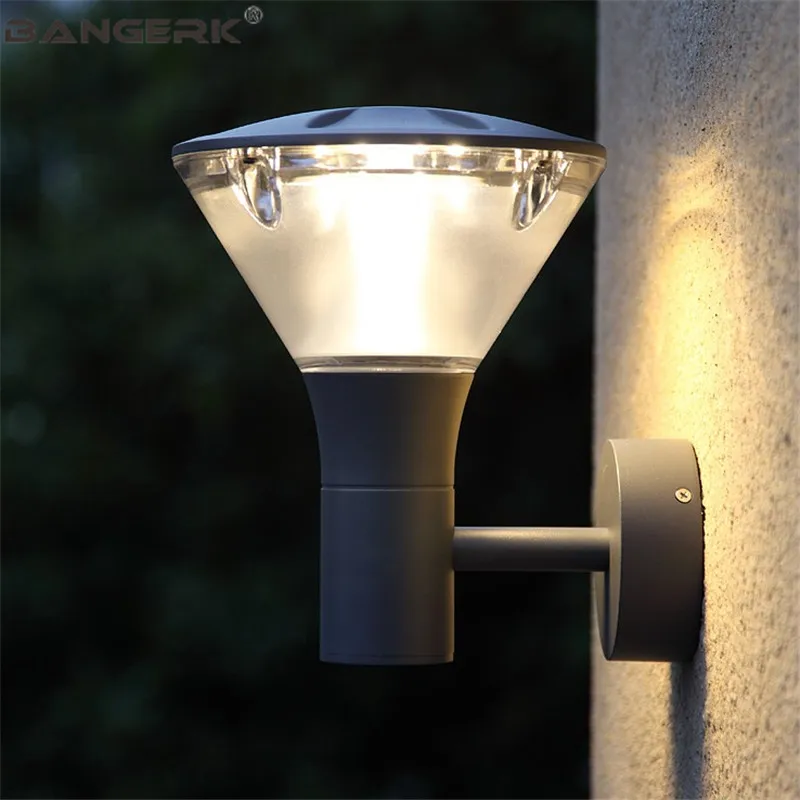 Nordic Outdoor Wall Lamp 8W LED Porch Lights Fixtures Waterproof Modern Sconce Wall Lamps Garden Home Decor Aluminum Lighting