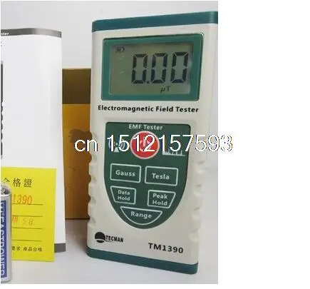 TM1390 electromagnetic radiation radiometer instrument measuring the magnetic field radiation tester gauss meter TECMAN