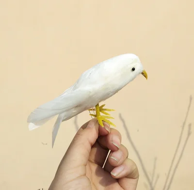 mini cute 12cm Swallow model toy foam&feathers simulation white Swallow toy gift 1073