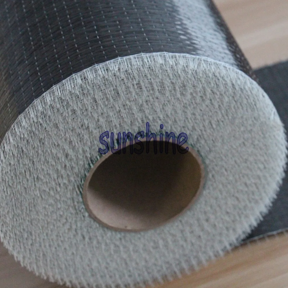 12k 300gsm  Unidirectional Carbon Fiber Cloth Bridge Reinforced By UD Carbon-fibre