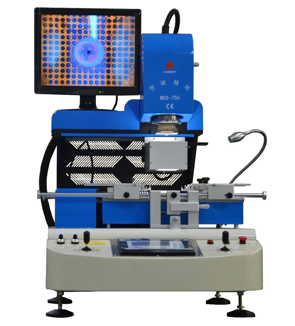 Optical alignment Playstation bga rework station wds 750 laser soldering machine for laptop/mobile PCBA chip QPN QFP PGA rework