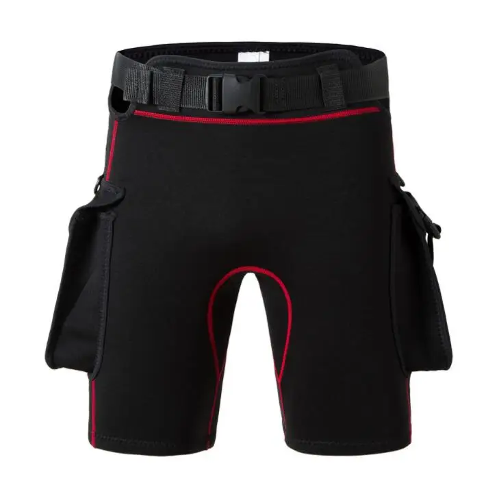 

3mm New Technical Diving shorts sun belt bag weight adjustable elastic neoprene pants shorts deep diving