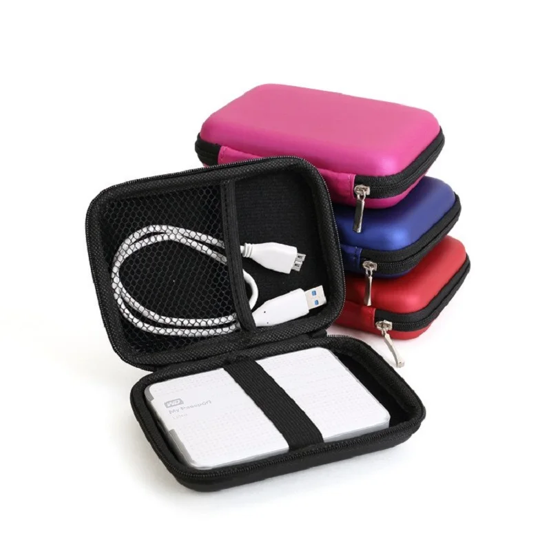 

Carry Case Cover Pouch for 2.5 inch Power Bank USB external WD HDD Hard Disk Drive Protect Protector Bag Enclosure Case