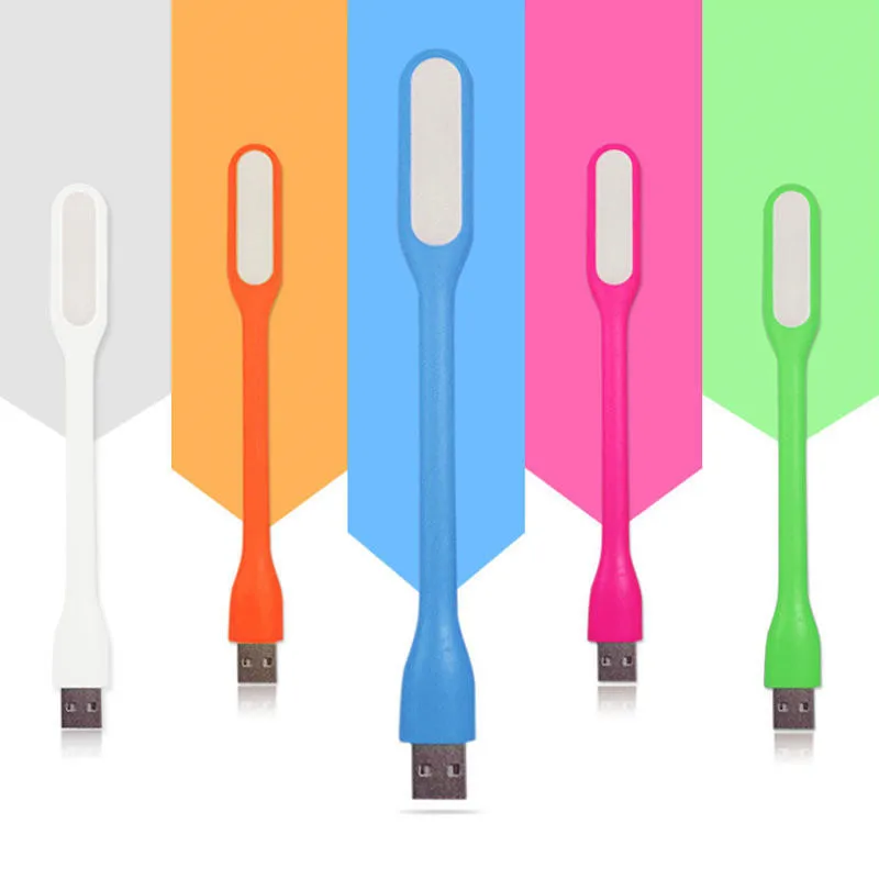 미니 LED USB 손전등 독서 등 유연한 밝은 밤 램프 휴대용 조명 태블릿 PC 보조베터리 노트북 노트북