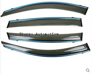 High quality Rain Window Sun Visor Sunvisor Trim Exterior Windows Visor 4pcs For Toyota Corolla 2014 2015 2016 2017