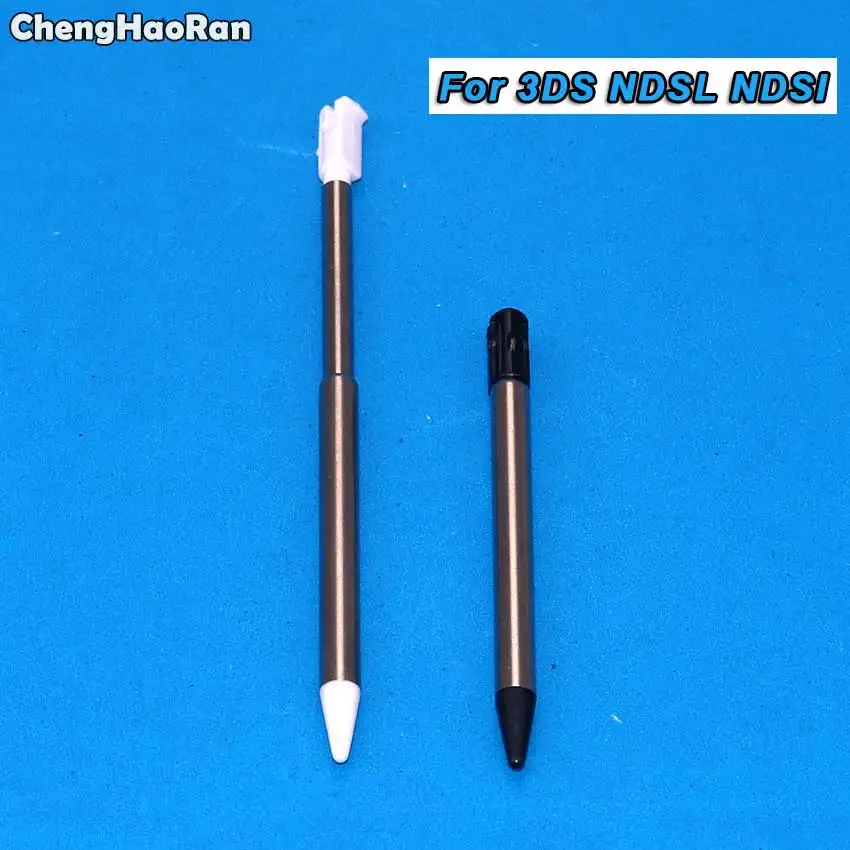 ChengHaoRan Retractable โลหะ7-12ซม.ความยาวปากกาสไตลัสหน้าจอสัมผัสชุดสำหรับ Nintendo NDSI NDSL สำหรับ3DS Gaming อุปกรณ์เสริม