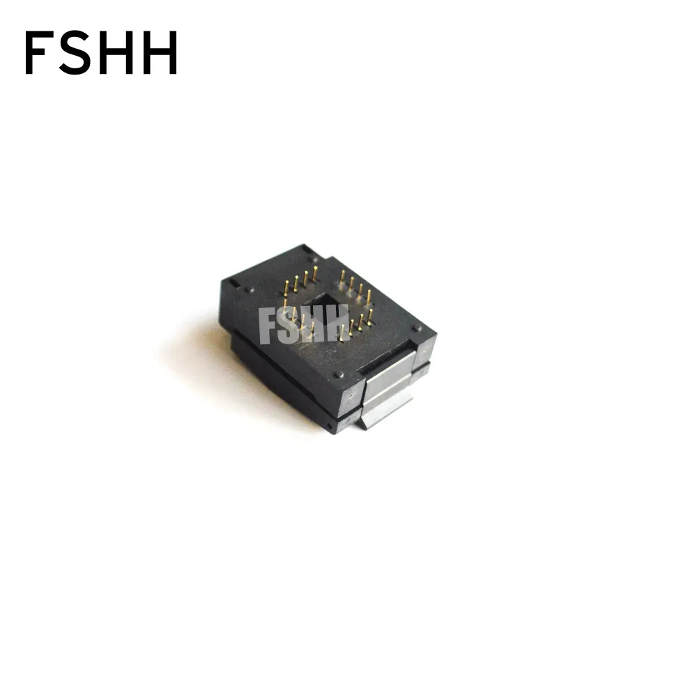 FSHH QFN16 WSON16 UDFN16 MLF16 ic 테스트 소켓 크기 = 12.6mm x 12.6mm 핀 피치 = 2.54mm