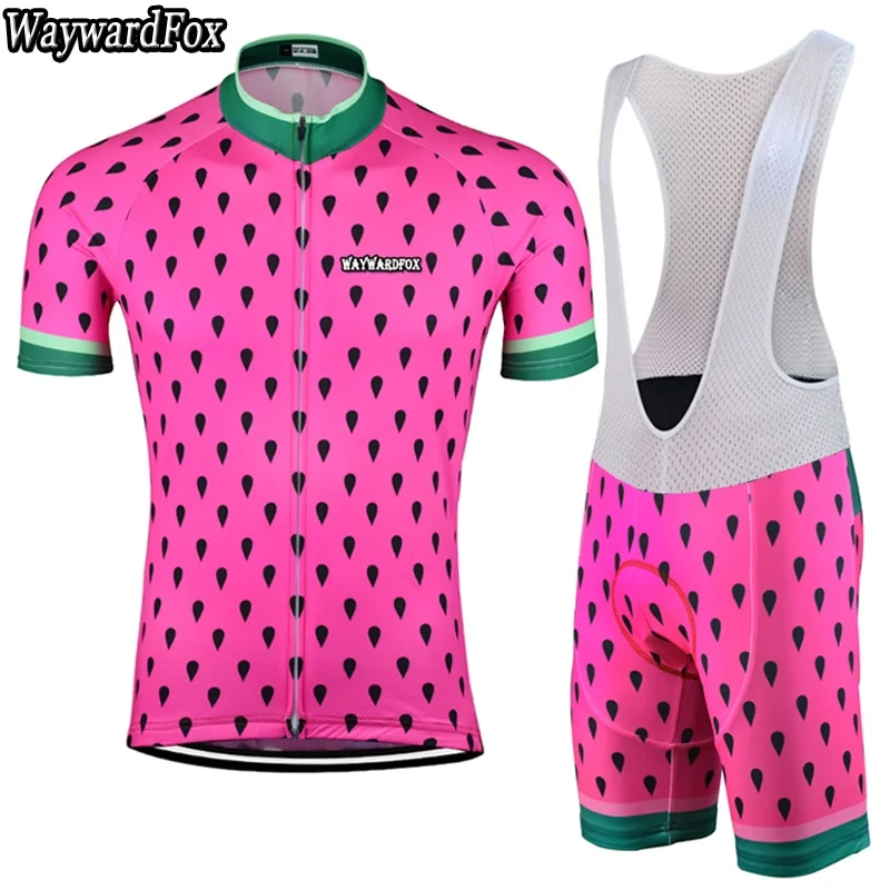 2018 NEW Men's Short sleeve cycling jersey sets Road cycling clothing wear Top Polyester/bike shorts Lycra Gel pad Mixed size