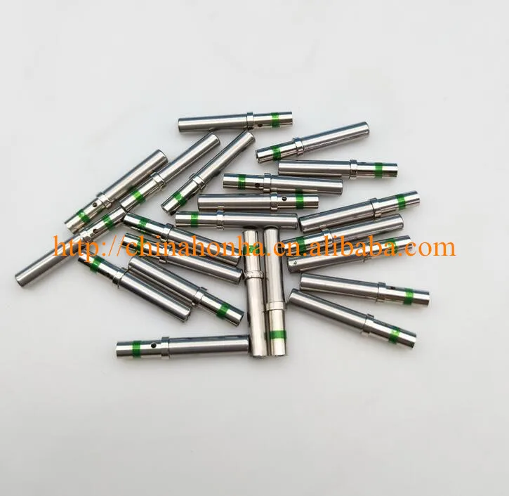 DT series male female 14AWG solid terminals with green strip automotive terminal 0462-209-16141 0460-215- 16141 for Deutsch