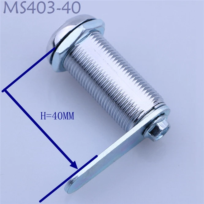 Imagem -06 - Gaveta de Mesa para Reposição 50 Peças Ms403 16 mm 20 mm 25 mm 30 mm 40 mm Trava com Chaves Especiais Caixa de Armário Ferramenta para Trailer de Motohome