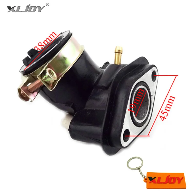 XLJOY Intake Manifold Inlet Pipe For SUNL Baotian Znen Jmstar Chinese Moped Scooter GY6 50cc Engine Carburetor Carb