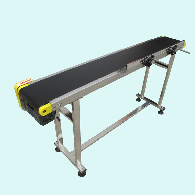 

Small Belt Conveyor Band Carrier PVC Line Sorting Conveyor for Bottles/ Food Customized Moving Belt, Rotating Table SGZ-SSJA8D