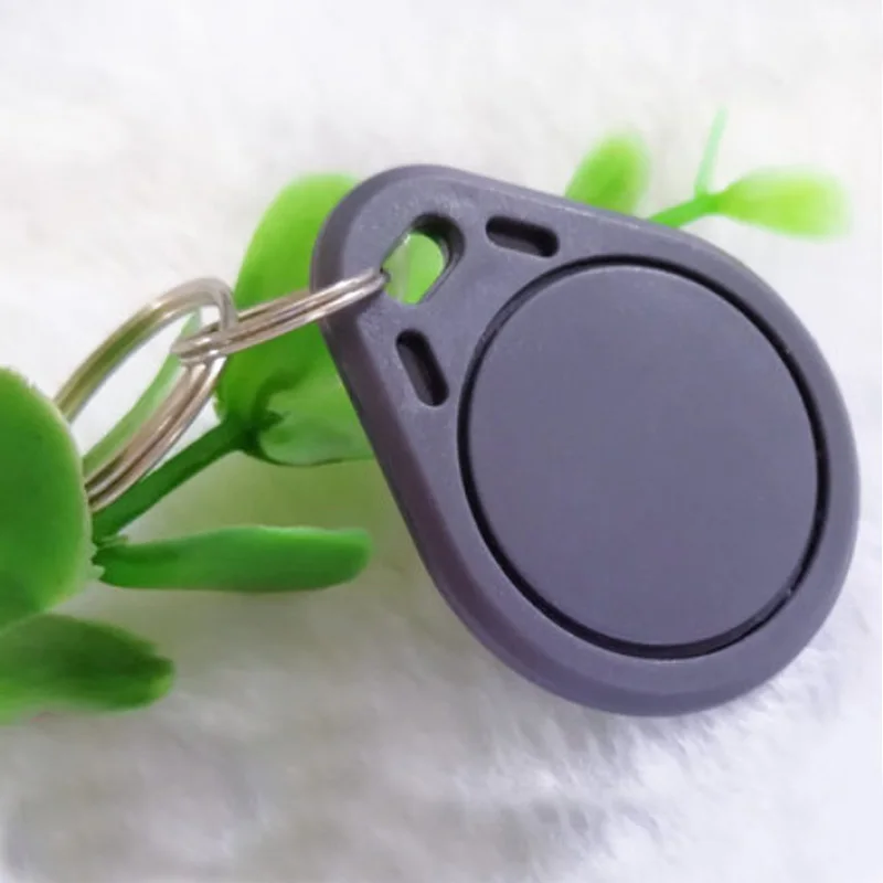 KINJOIN RFID IC Key Card Tags Keyfobs Token TAG Keychain 13.56MHz TK4100 Read Only 10Pcs/lots Random Color