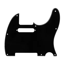 1Ply 8 Holes black color TEL Guitar Pickguard for Telecaster Style Guitar replacement w/ 20 Screws