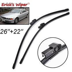 Erick's Wiper Front Wiper Blades For BMW 5 Series E39 525i 528i 530i 540i M5 Windshield Windscreen Window Rain Brushes 26