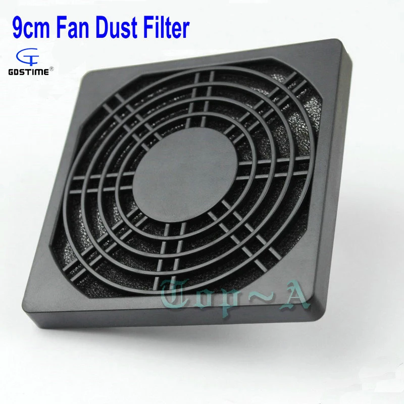 20 Pcs DC Fan 90mm x 90mm Dustproof Dust Filter For PC Computer Case Black 9cm