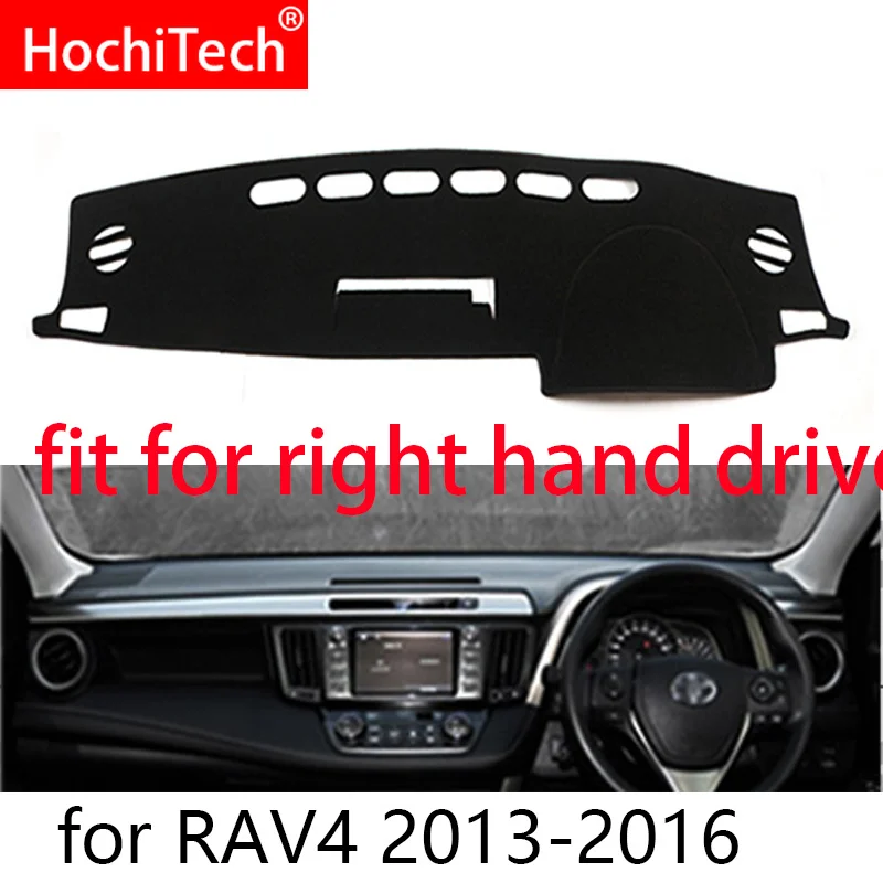 For Toyota RAV4 RAV 4 2013 2014 2015 2016 Right Left Hand Drive Car Dashboard Covers Mat Shade Cushion Pad Carpets Accessories