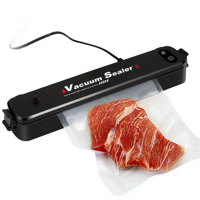 Automatic Vacuum Sealer Machine Food Packing Sealer for Food Preservation, Sous Vide Cook Vacuum Sealer + 15pcs Sealer Bags