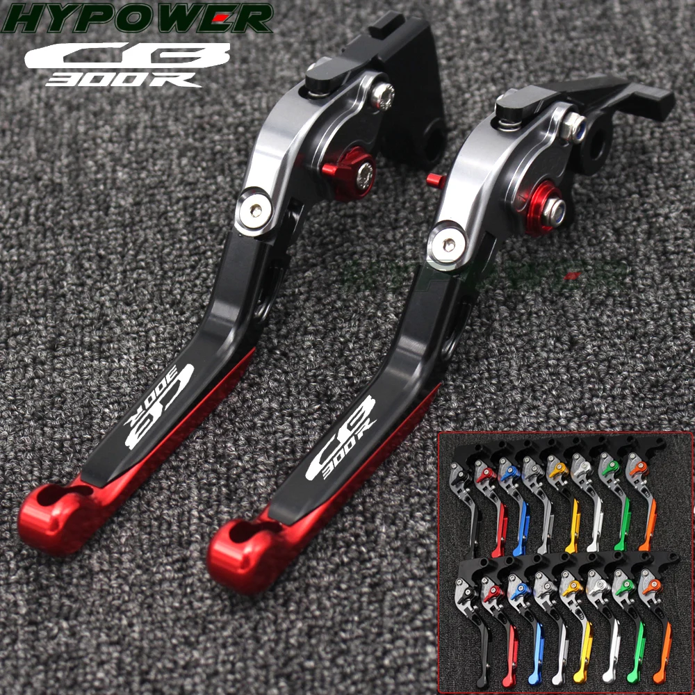 For Honda CB300R 2019 CB 300R LOGO  CNC Motorcycle Accessories Adjustable Folding Brake Clutch Lever With