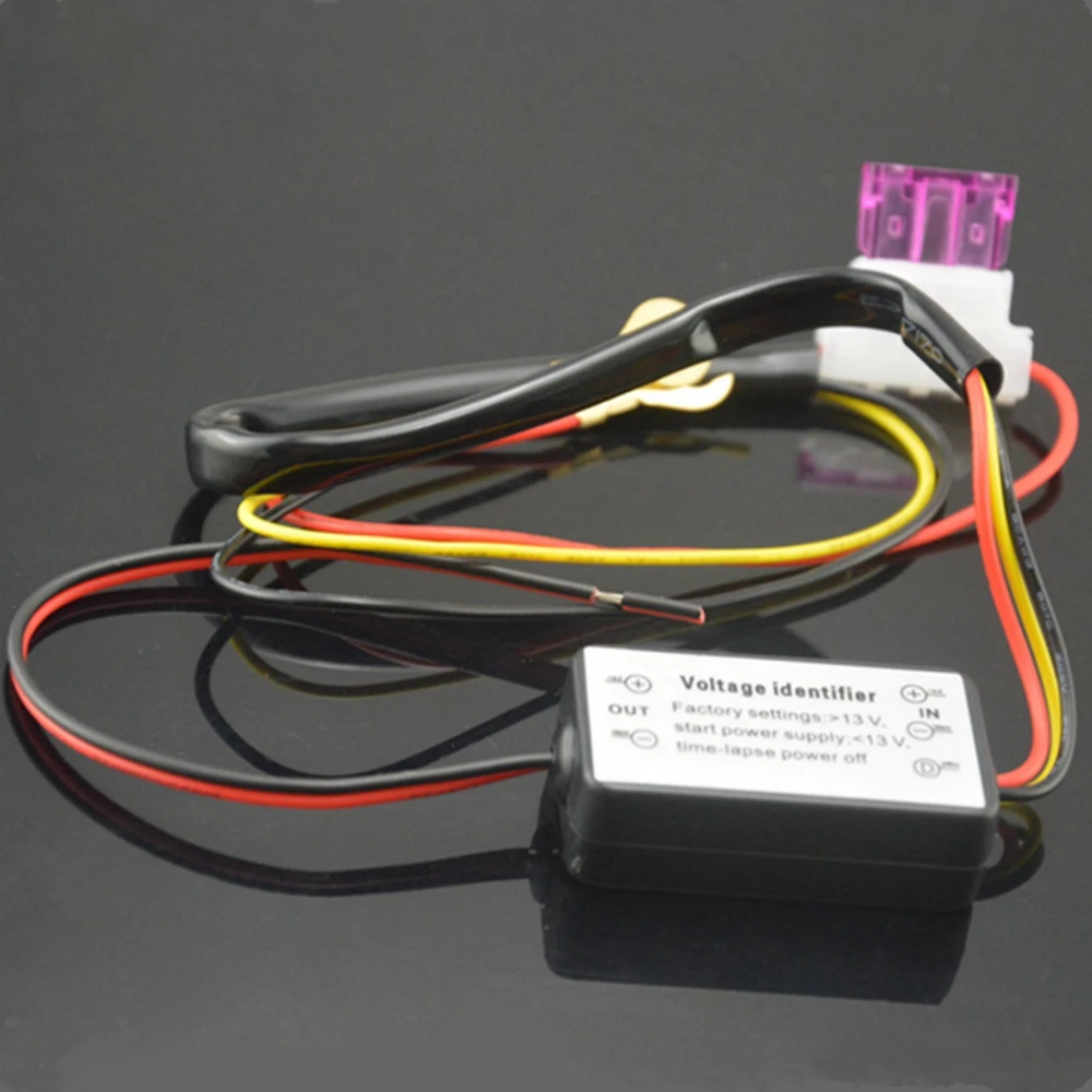 Universal DRL Controller Auto Car LED Daytime Running Light Relay Harness Dimmer On/Off 12-18V Fog Light Controller