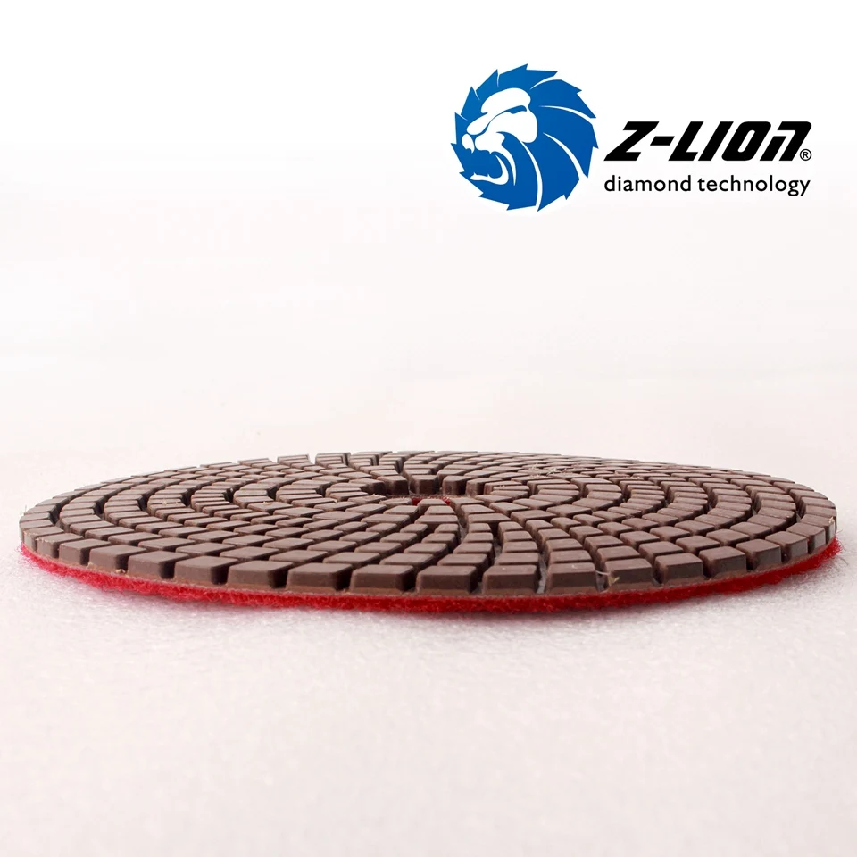 Z-Lion 1pcs Wet Diamond Abrasive Disc 5 Inch 125mm Granite Polishing Discs For Stone High Quality Marble Granito 500 Grit