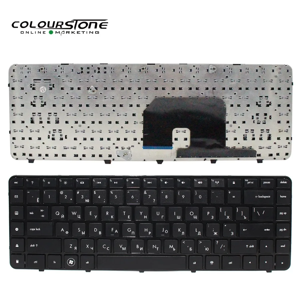 Russian Laptop Keyboard for HP Pavilion DV6-3000 DV6-3034 DV6-3100 DV6-3035 0KN0-FS1RU13 with frame RU Black