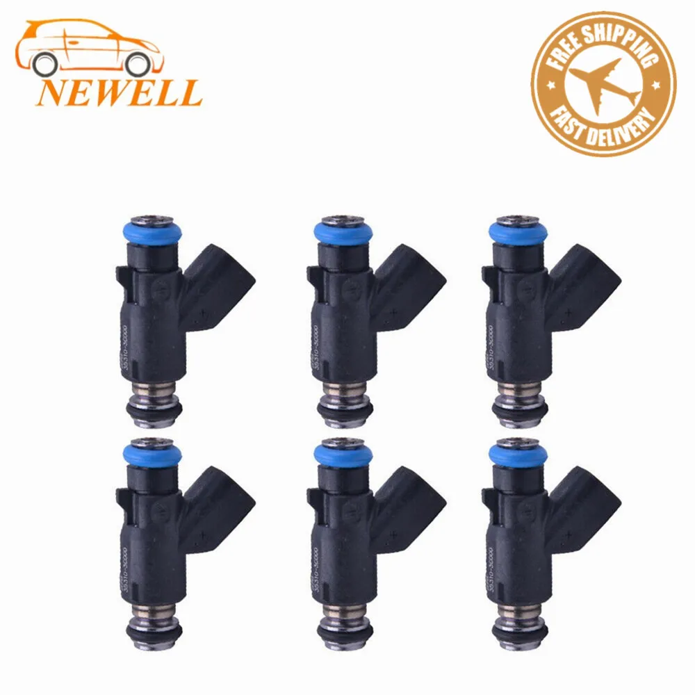 

6pcs 35310-3C000 fuel injector for HYUNDAI AZERA 2006~2011 VERACRUZ 2007~2012 ENTOURAGE 2007~2008 3.8L V6