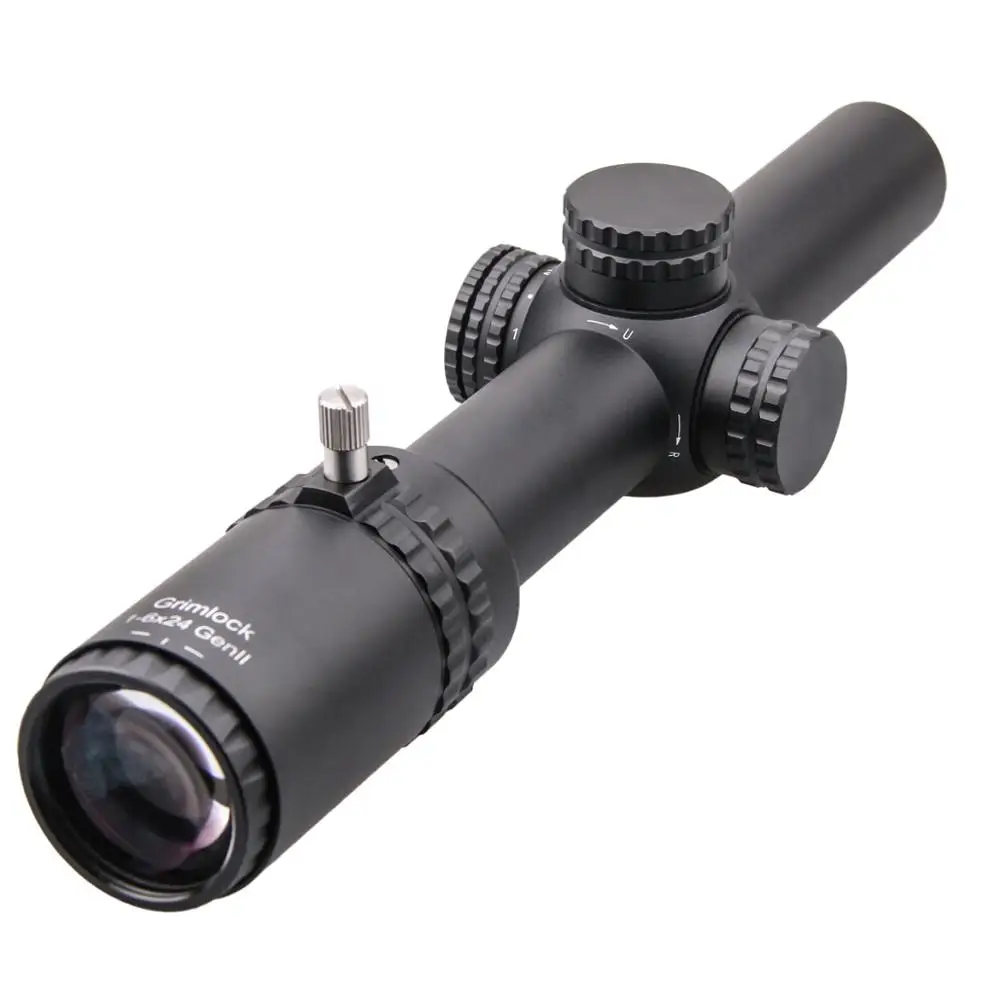 Vector Optics Gen2 Grimlock 1-6x24 BDC (MOA) Ballistic Reticle Rifle Scope Center Dot Illuminated CQB Riflescope .223 AR15 .308